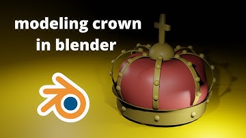 modeling crown in blender | #blendertutorial #blender3d
