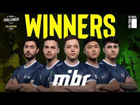 MIBR CAMPEÃO ESL Challenger Melbourne 2024 Dia 3 - Gaules TRANSMISSÃO COMPLETA!