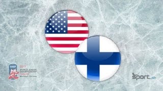 USA : Finland 18 hokej 2017