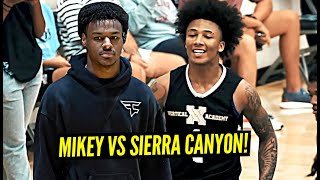 Mikey Williams vs SIERRA CANYON!! Mikey Goes OFF In EPIC Match-Up at The Battle!