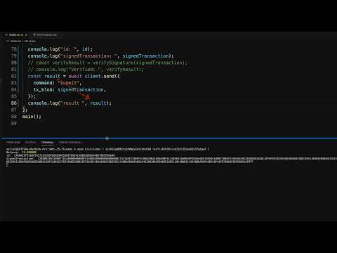 15. Submit Transaction Signature To XRP Ledger