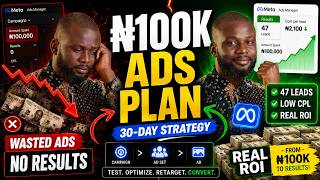 If You Have ₦100K for Meta Ads, Do THIS 30 Day Meta Ads Plan