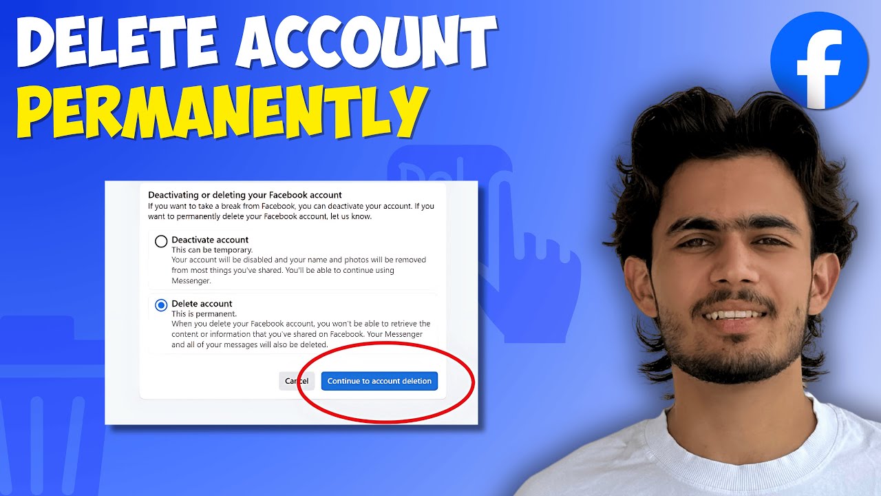 How To Delete Your Facebook Account in 2024 - YouTube