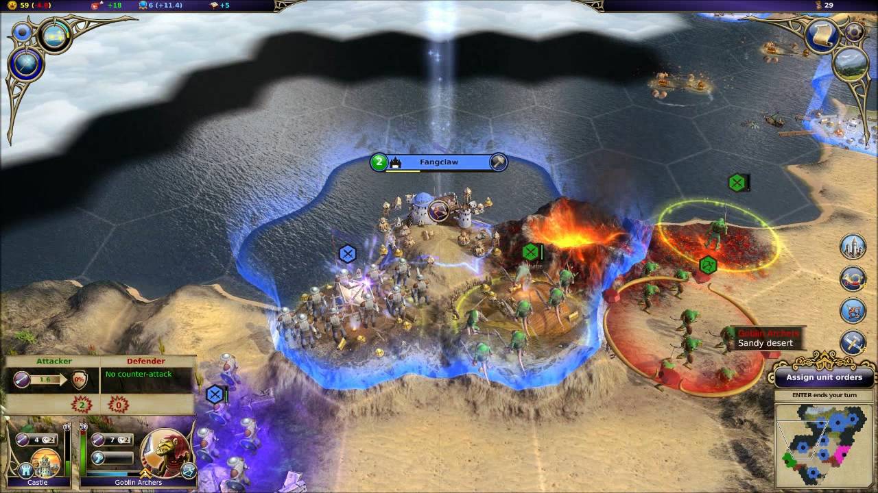 Warlock Masters Of The Arcane gameplay - Humans 2 - YouTube