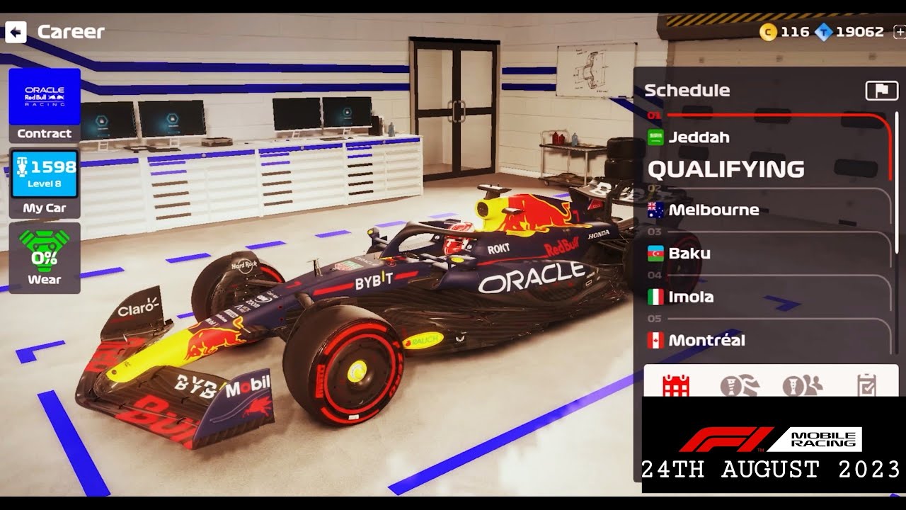 F1 MOBILE RACING 2023 ♤ CAREER MODE ♤ JEDDAH ♤ EXPERT 2 ♤ REDBULL ♤ SERGIO PEREZ