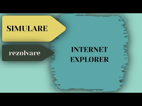 Rezolvare Simulare - Internet Explorer