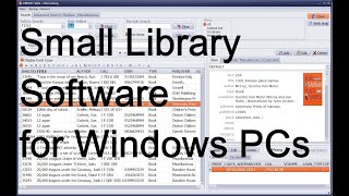 Small Library Cataloging Software for Windows PCs