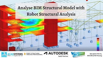 Analyse BIM Structural Model with Robot Structural Analysis