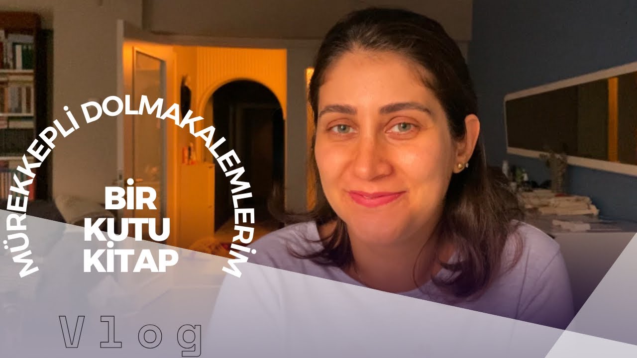 Bir Kutu Kitap kargosu, ✍🏼 Mürekkepli Dolmakalemlerim, Karne Günü pastası 📖| Vlog