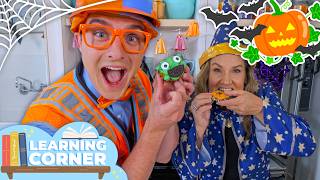 making spooky halloween treats blippi learning corner educational