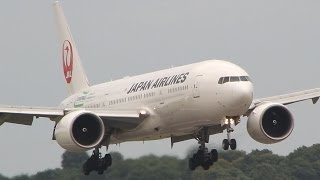 Japan Airlines Boeing 777-246ER Rare Arrival & Departure at Edinburgh Airport *FULL HD* JA707J