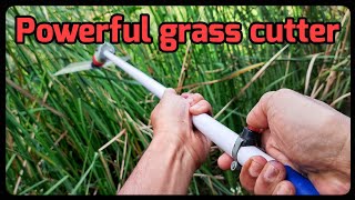 How I Made A Powerful Grass Cutter Machine