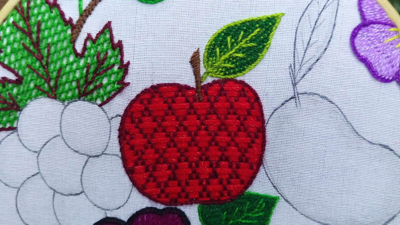 APRENDE ESTÁ PRECIOSA PUNTADA FANTASIA 🪡🧶😍/Bordados paso a paso