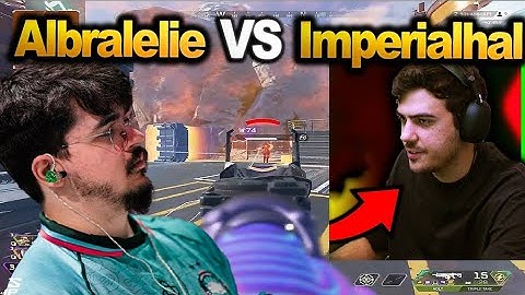 Imperialhal vs Albralelie in algs scrims!! ( apex legends )