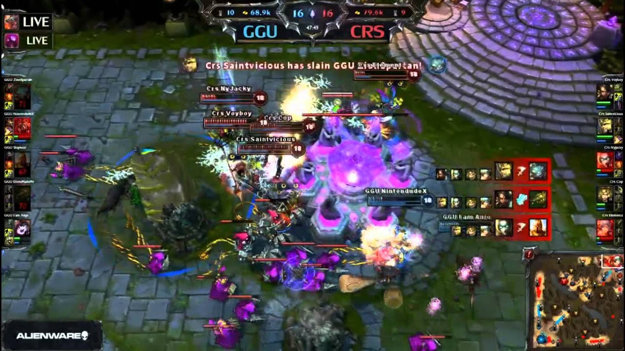 LCS NA W1D2 - Base Race GGU VS CRS