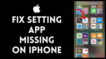 How to Fix Settings App Missing on iPhone (Full Guide!)