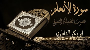 6 - سورة الأنعام - بصوت فضيلة الشيخ أبو بكر الشاطري