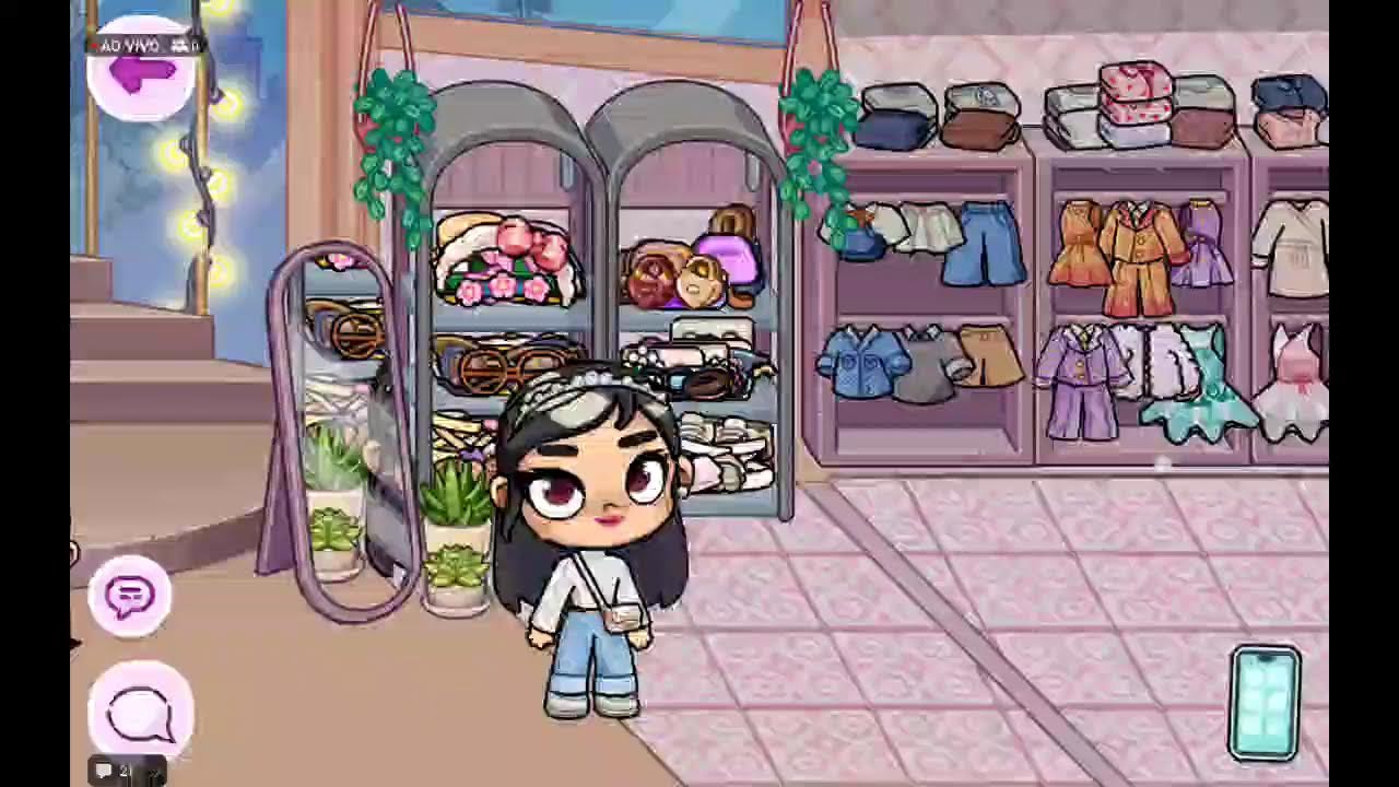 jogando avatar world com os inscritos