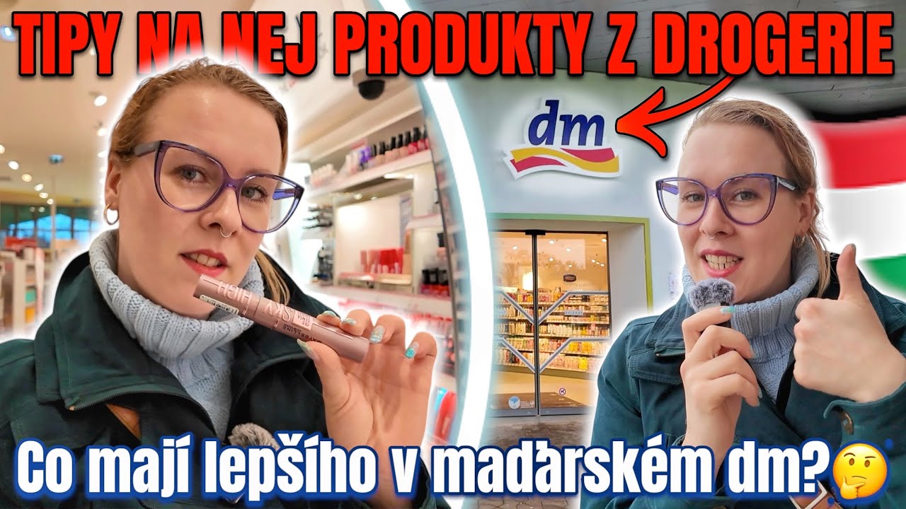 PRODAVAČKA Z DM DÁVÁ TIPY NA NÁKUPY V DROGERII🤓CO MAJÍ LEPŠÍHO V MAĎARSKÉM DM NEŽ U NÁS?🤔@dmcesko