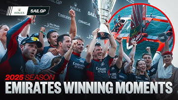 De beste winnende momenten van Emirates | SailGP 2025-seizoen