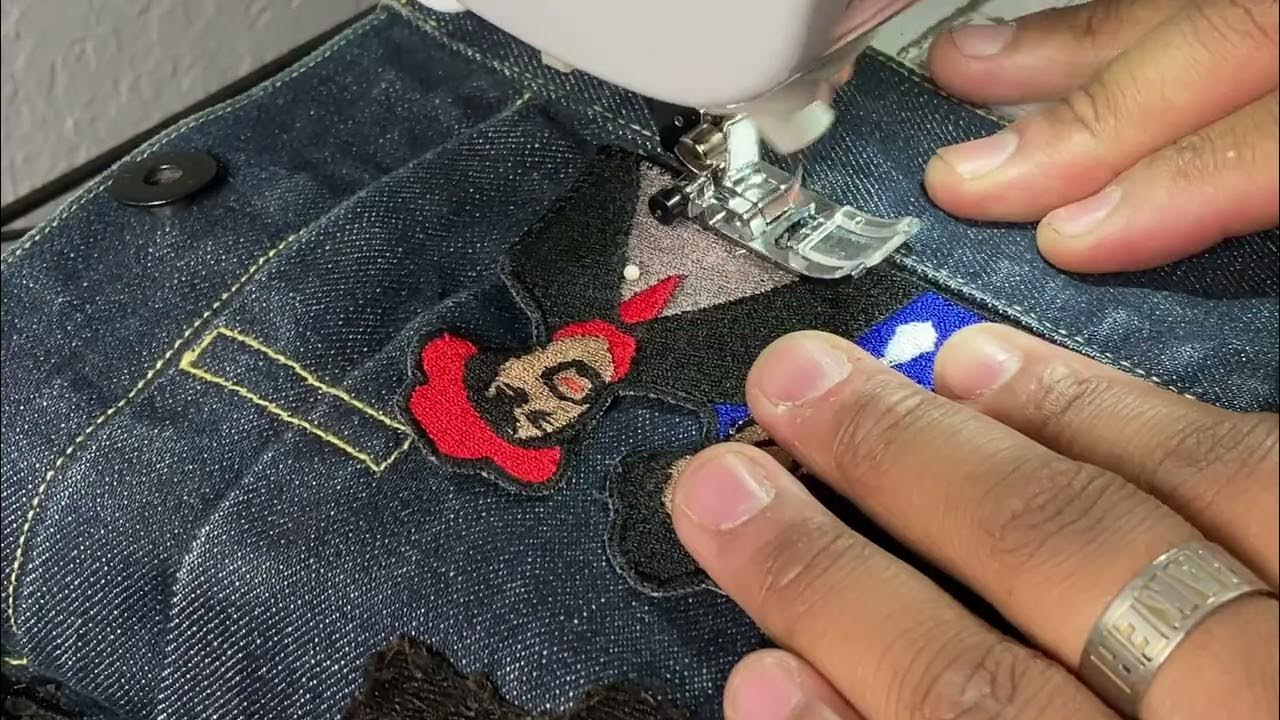 How to sew embroidered patches on to stick better? : r/BattleJackets