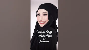 Tutorial Hijab Arabic Style by Sairamirror #hijab #tutorialhijabsimple #shorts