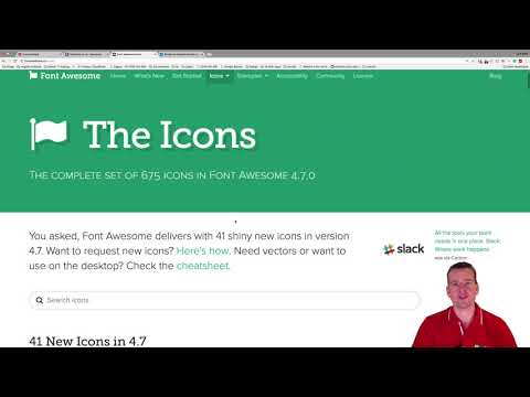 Building a Angular4+ Web App | S4P64 | Install Font Awesome to get icons