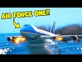 EMERGENCY LANDING in the OCEAN with President on Board!! (GTA 5 Mods)