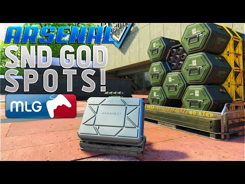 SnD GOD SPOTS on ARSENAL! (BO4 SnD BEST Competitive Search and Destroy Plant Spots) Black Ops 4