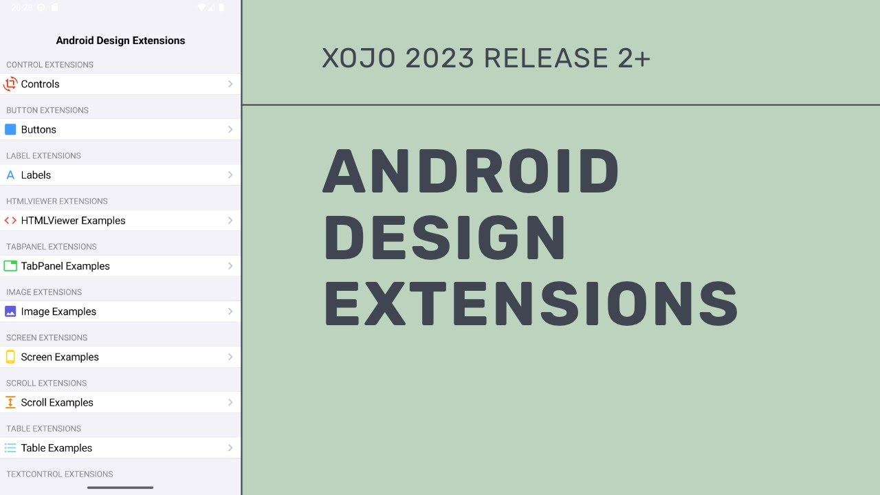 Android Extensions