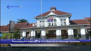 Kereta Api Kaligung Tegal - Semarang Sudah Beropersi Kembali