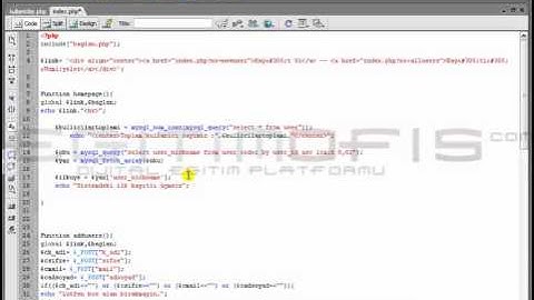 Php Dersleri Ders 62 - Tablonun İlk ve Son Satırını Ekrana Yazdırma