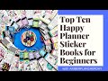 Top Ten Happy Planner Sticker Books for Beginners