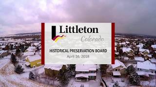 Historical Preservation Board Election & Study Session - 4/16/2018