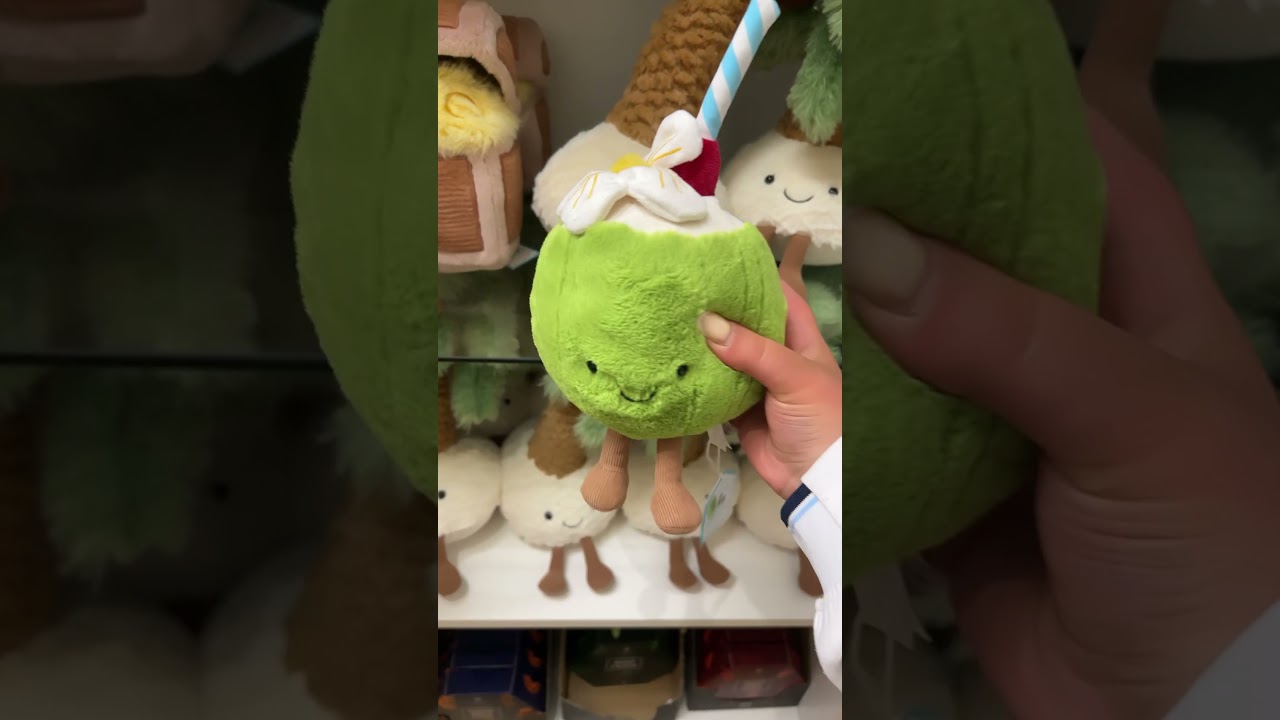 New summer 2025 jellycats in maple !!! 🥥🍋🏝️🐳🦜🪸🐠🏄🏼‍♂️!!!