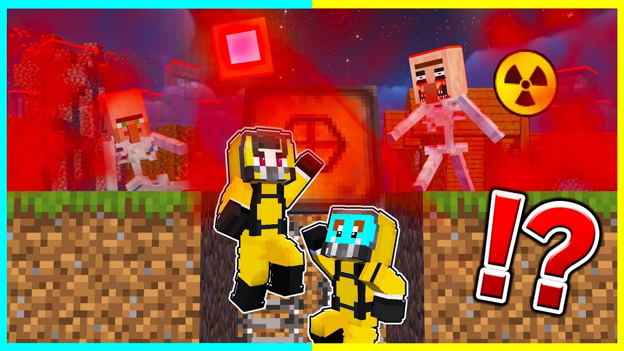 Survive in a world contaminated by blood poison gas in Minecraft