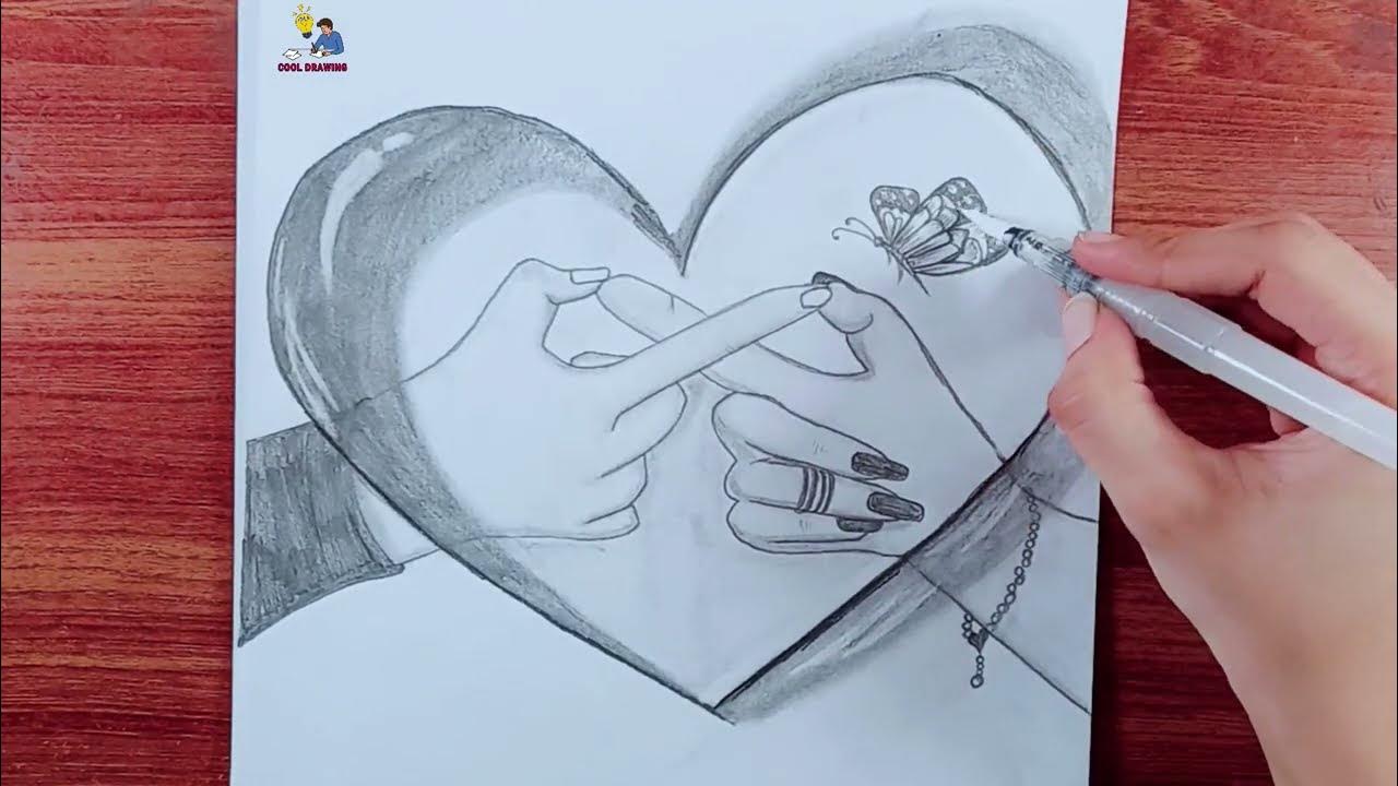 Hand Drawing Step By Step | Pencil Sketch Drawing | Cool Drawing ...