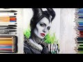 วาดมาเลฟิเซนต์ Drawing Maleficent: Mistress of Evil (Angelina Jolie) | Fame Art