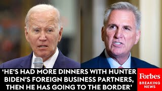 BREAKING NEWS: Speaker McCarthy Absolutely Torches Biden Over Border Security
