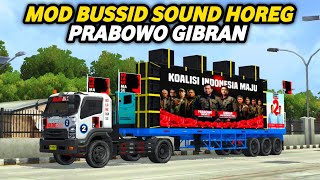 BESAR BANGET‼️ MOD BUSSID TRUCK ISUZU SOUND HOREG AEROMAX KAMPANYE PRABOWO GIBRAN