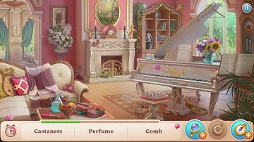 Manor Matters hidden objects #150 Music Room with limited time HD - failed in candy, crystal, tulips