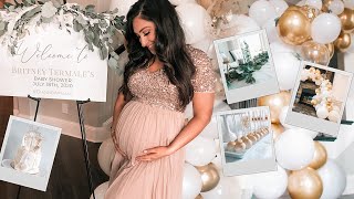 BRITNEY TERMALE'S GOLD \& GREENERY BABY SHOWER