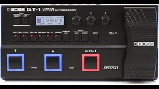 How to set up your BOSS GT-1 for worship tone