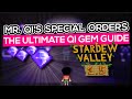 Qi Gems! Every Order from Mr. Qi - a Stardew Valley 1.5 Guide