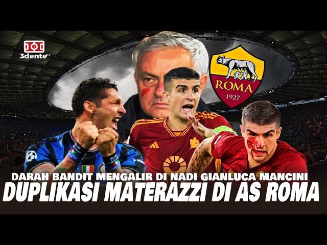 Prajurit Terpercaya Jose Mourinho di AS Roma! Gianluca Mancini Punya Darah Bandit dari Materazzi class=