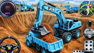 Heavy Excavator Building Railway Bridge | Construction Simulator Game