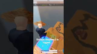 Strucid Chapter 2 is rigged… #shorts #trending #roblox #strucid #fortnite
