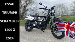 Essai Triumph SCRAMBLER 1200 X 2024