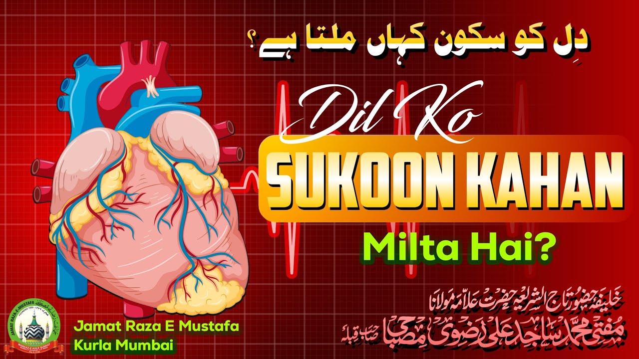 Dil Ko Sukoon Kahan Milta Hai? दिल को सुकून कहाँ मिलता है? Jumu'ah Bayan Mufti Sajid Ali