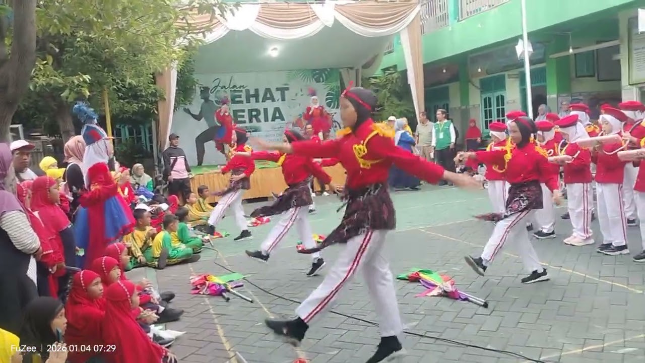 Semangatnya luar biasa